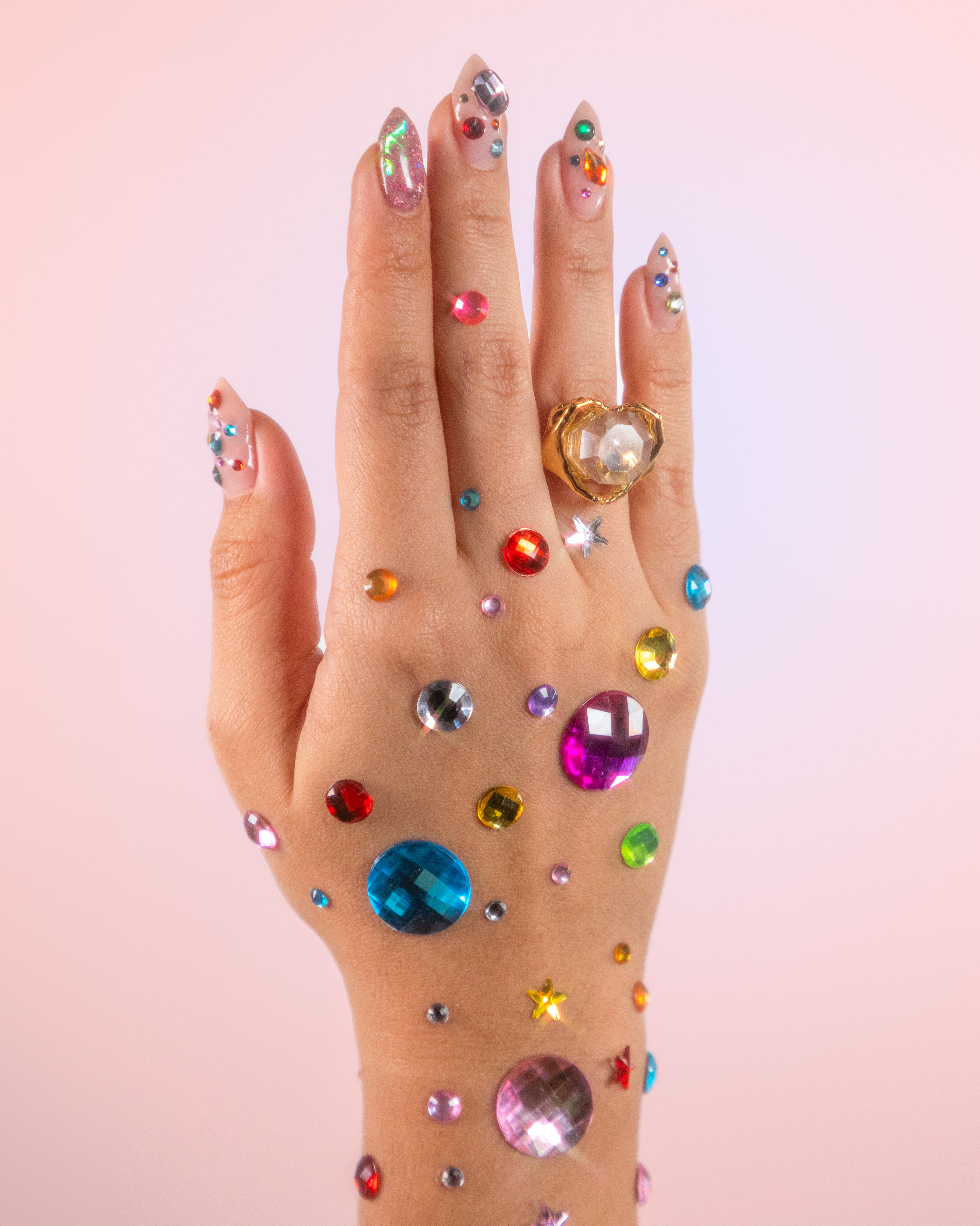 Ring crystal pop coconut