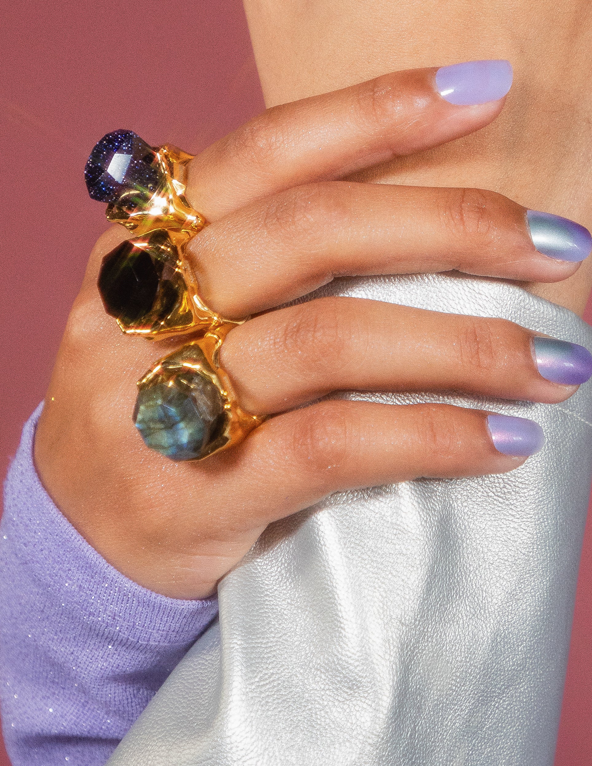 Ring crystal pop lluvia de estrellas