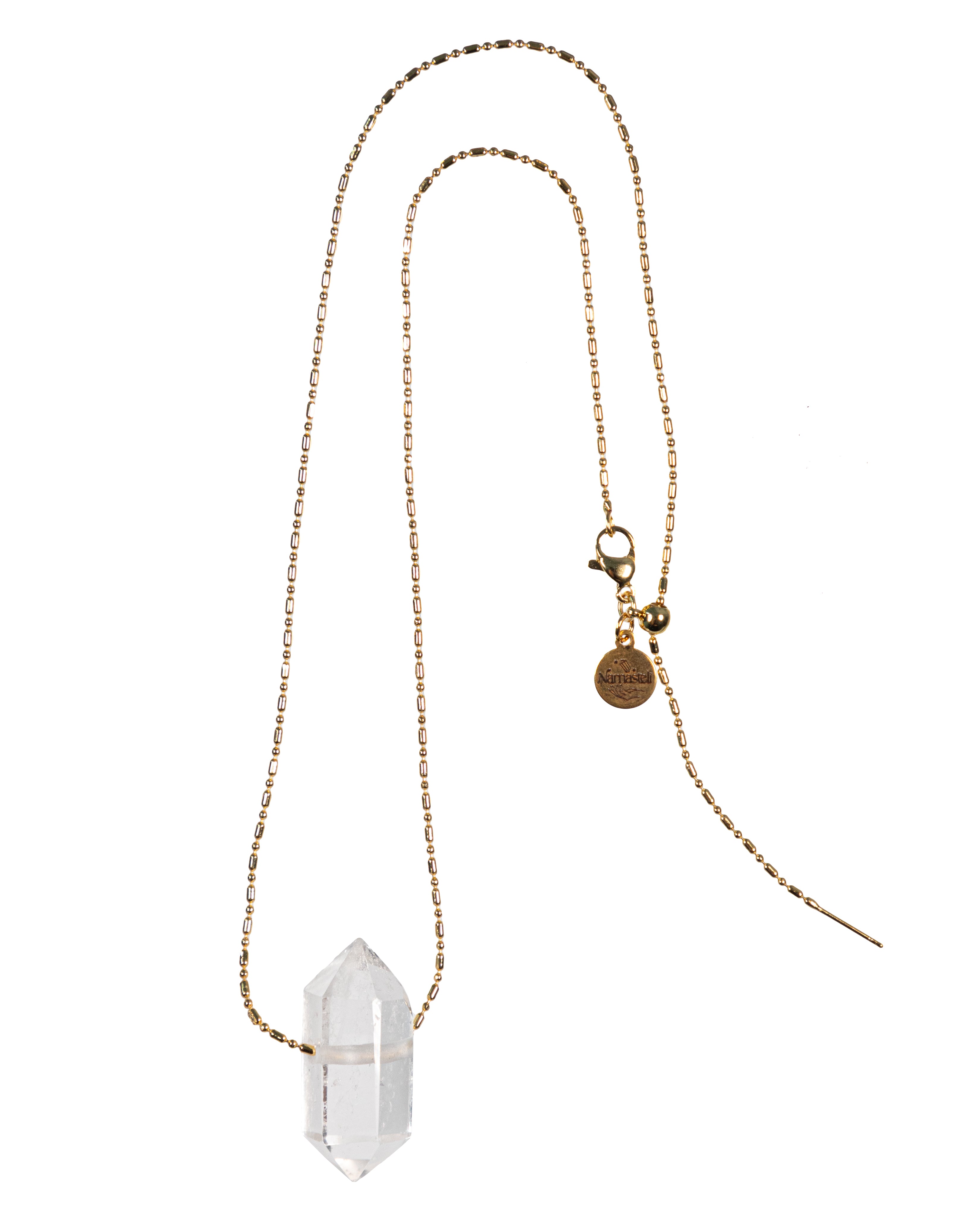 Collar cuarzo blanco MINI