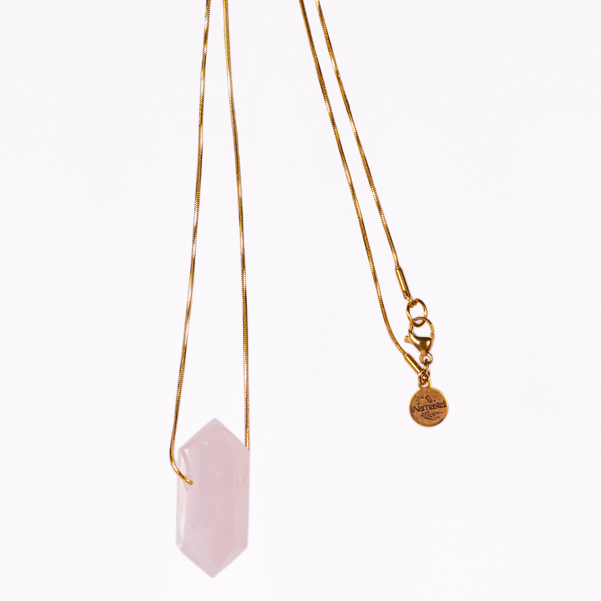 Collar cuarzo rosa MINI