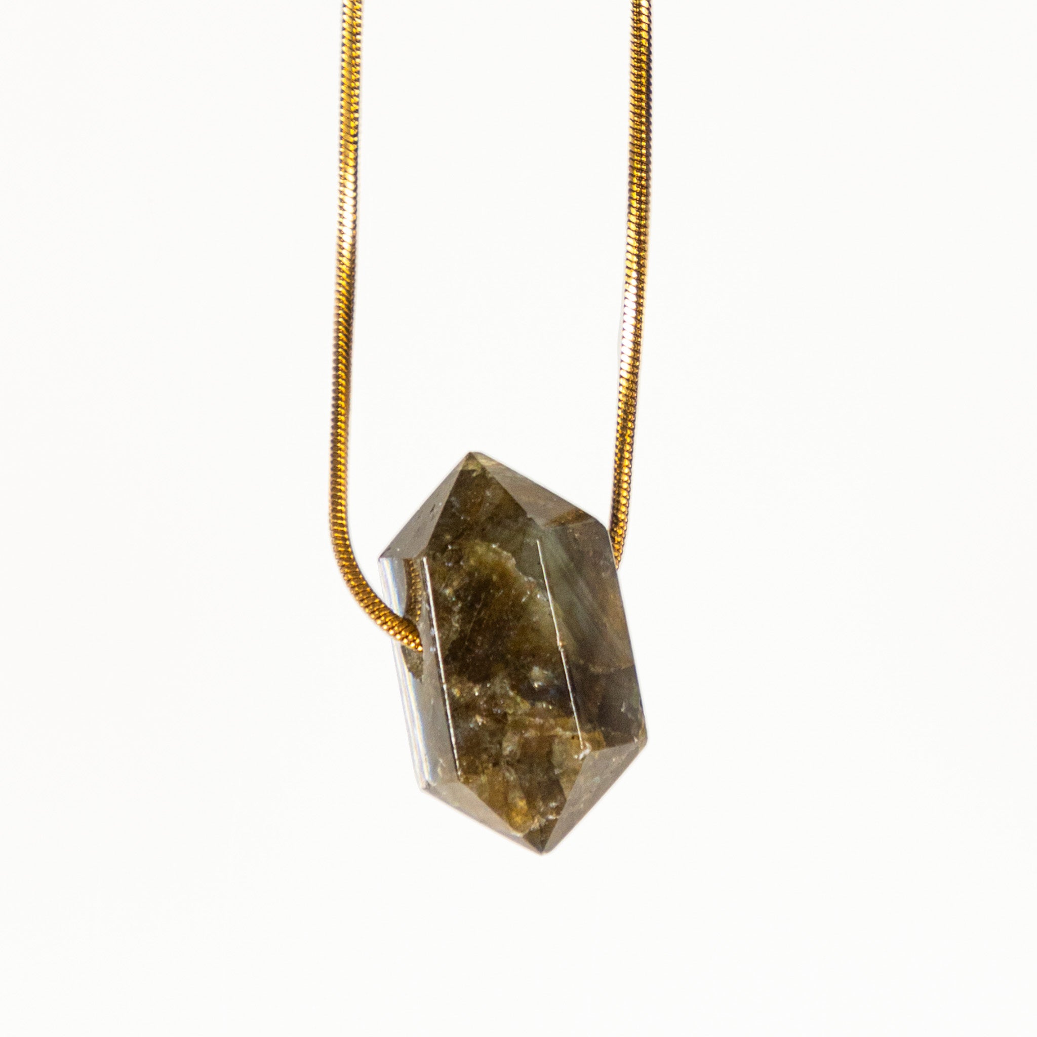 COLLAR BABY CUARZO LABRADORITA.