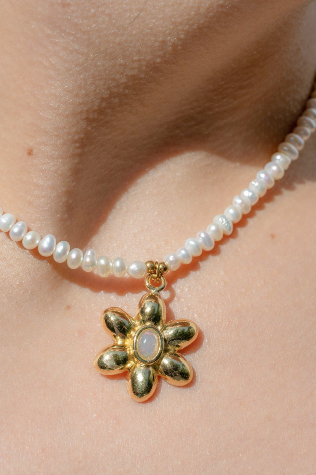lolita opal pearls necklace
