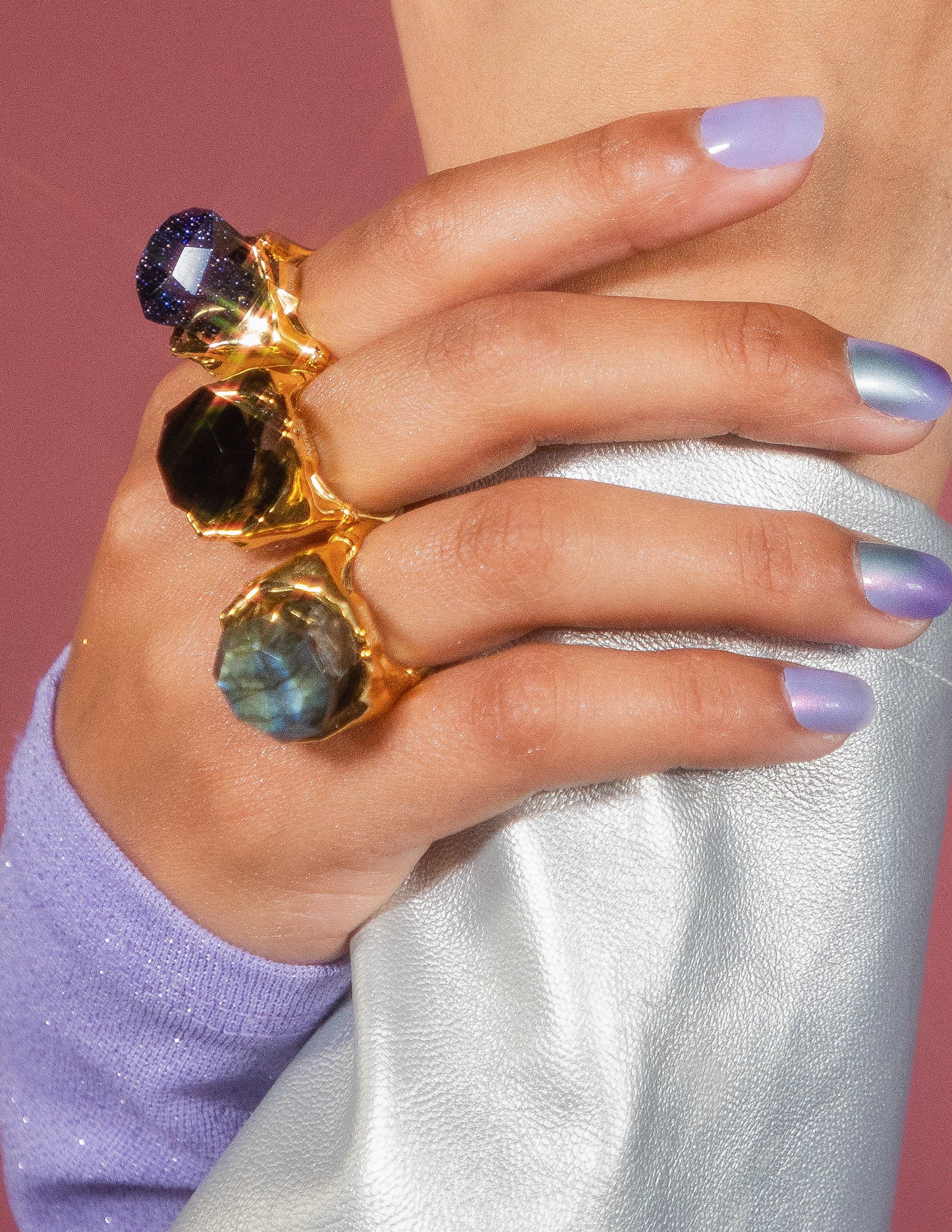 Ring crystal pop lluvia de estrellas