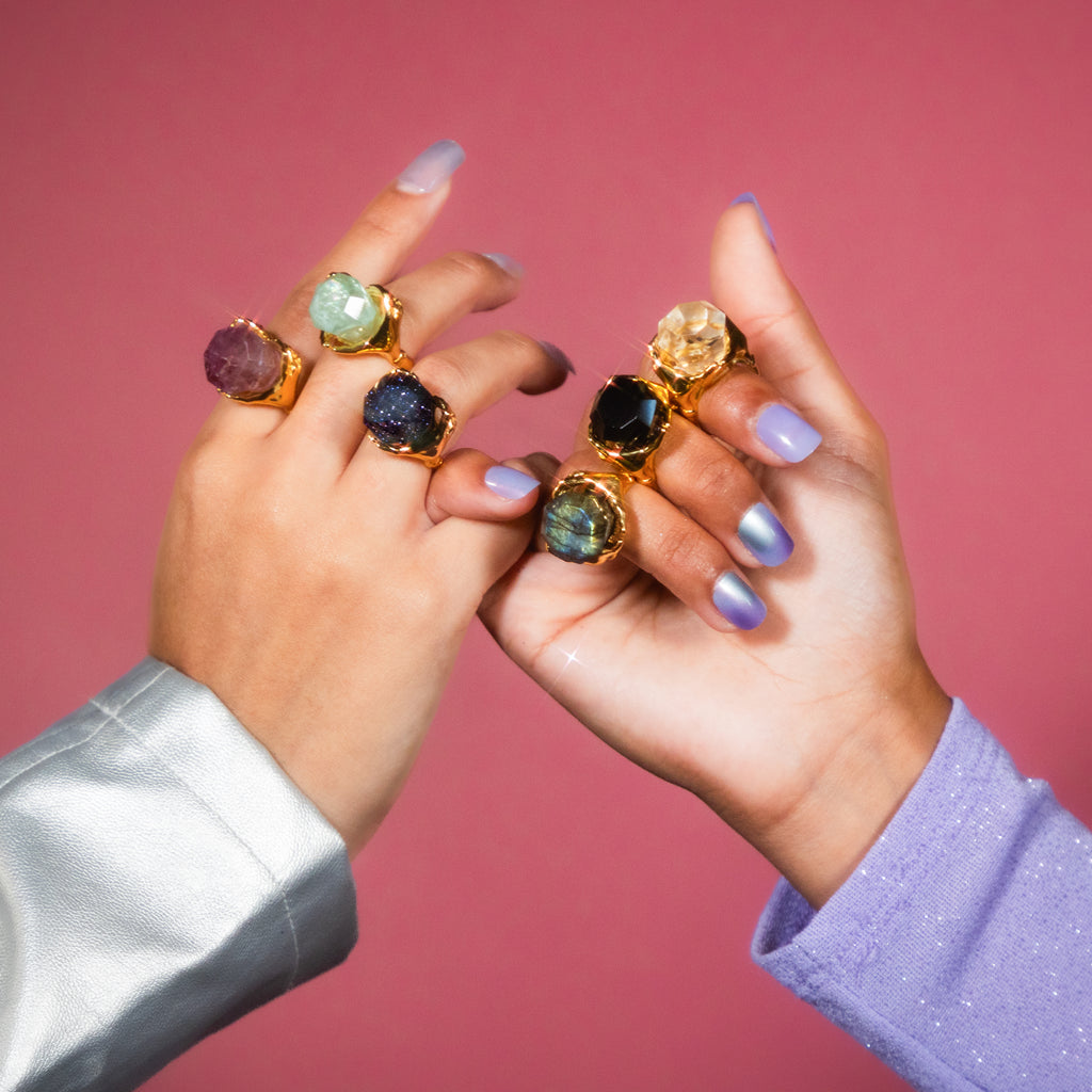 Ring crystal pop lluvia de estrellas