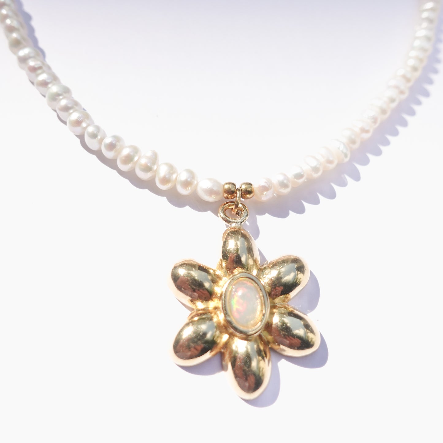 lolita opal pearls necklace