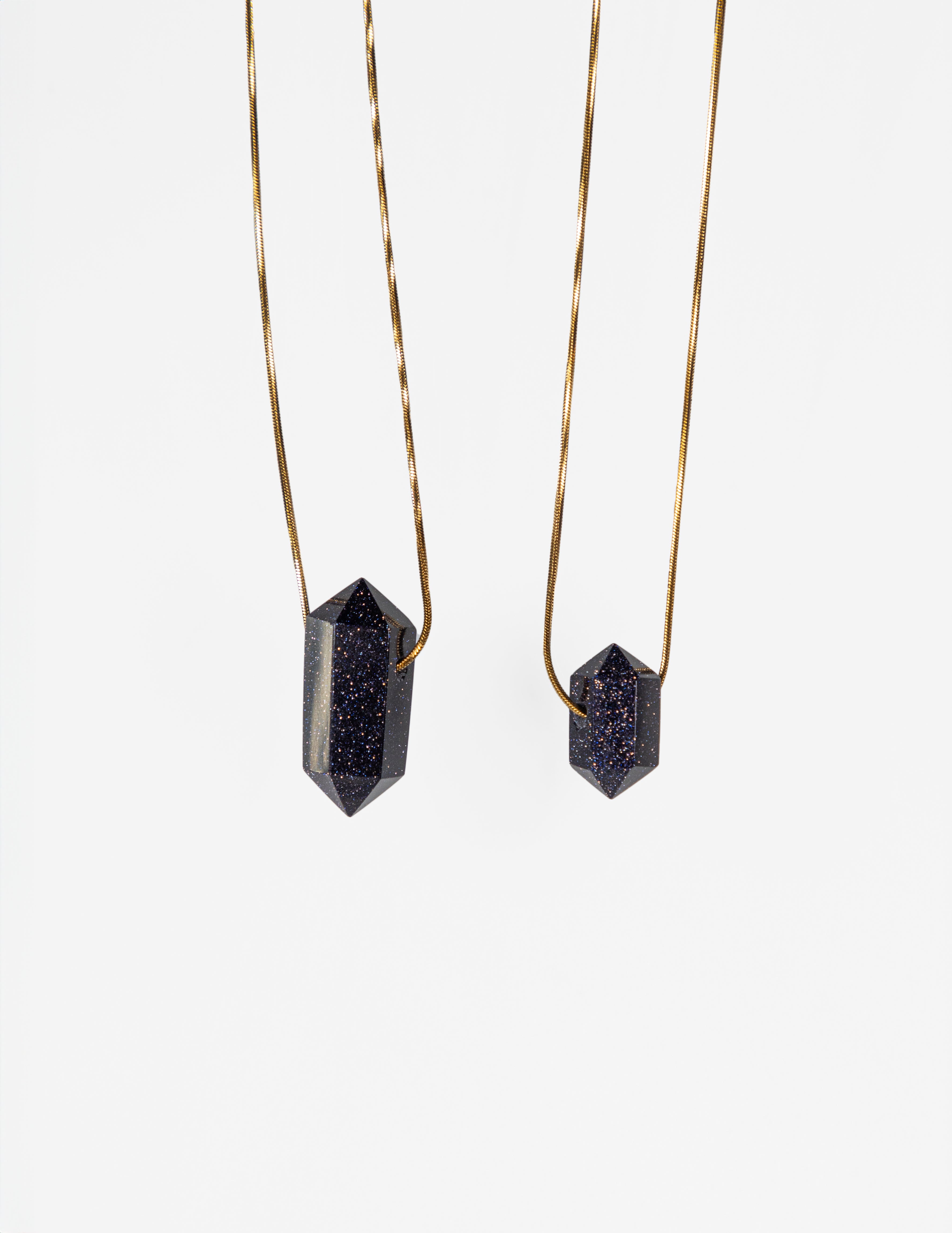 Collar aventurina azul MINI